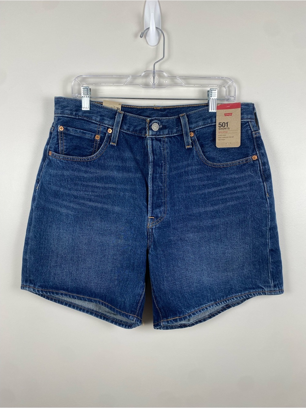 NWT Levi's 501 High Rise Shorts size 33